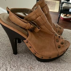 Fusion 5 inch open toe heels